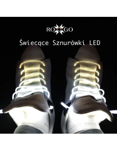 Sznurówki Led - Białe