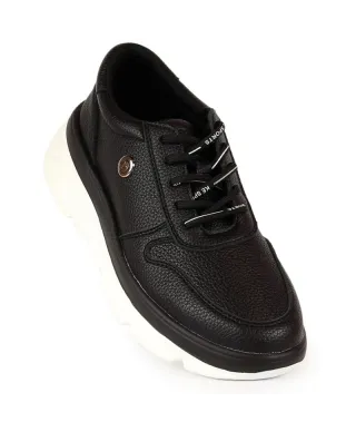 Vinceza W JAN131 platform sports shoes black