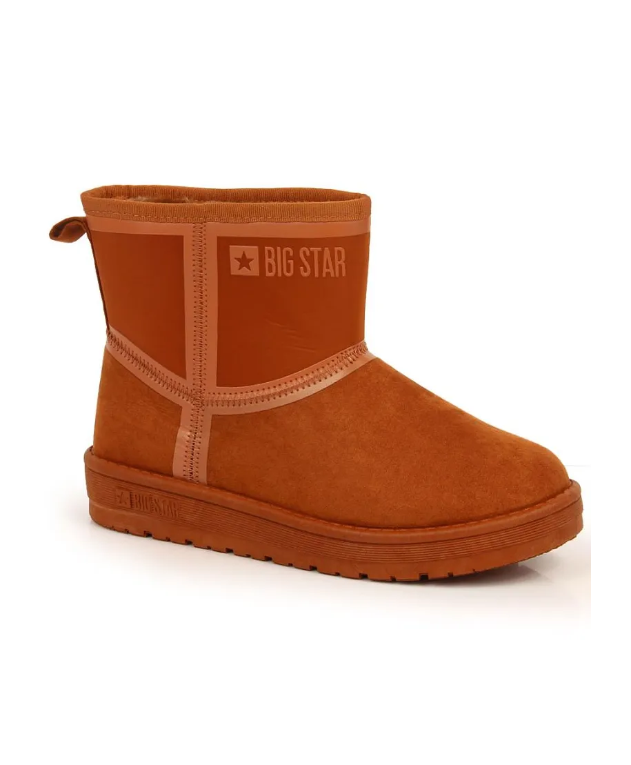 Botas de nieve con plataforma camel Big Star W INT1751A