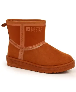 Botas de nieve con plataforma camel Big Star W INT1751A