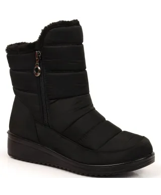 Botas de nieve aislantes con cremallera NEWS W EVE377A negro