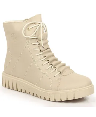 Botas con plataforma aislante Rieker W RKR279C, beige