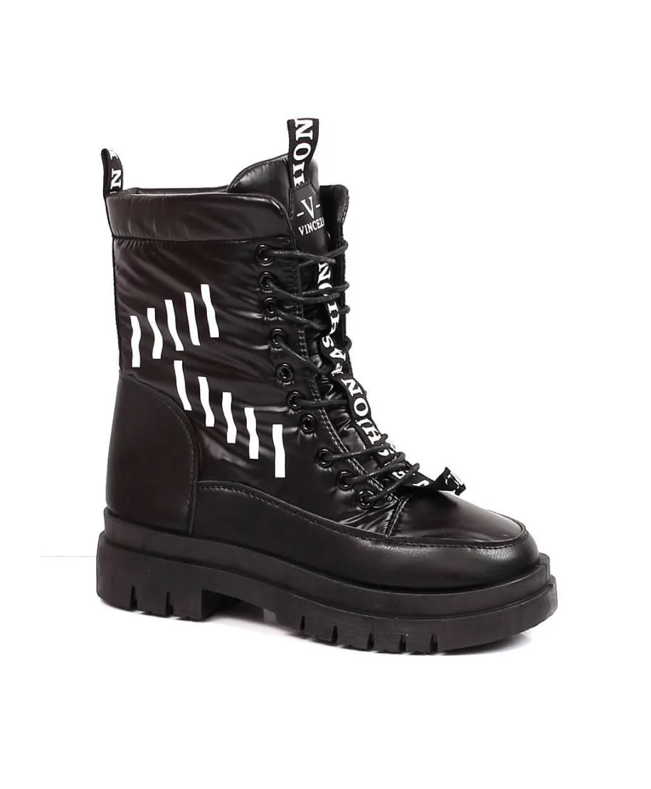 Vinceza W JAN167 botas de nieve con plataforma y cordones