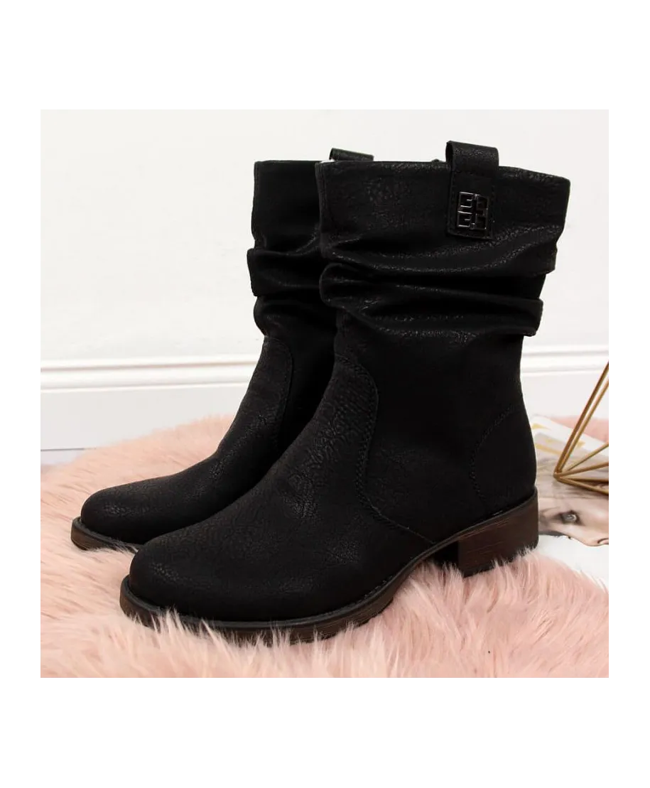 Rieker W RKR174 wool-lined ankle boots