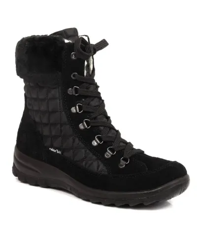 Botas de nieve impermeables con aislamiento de piel Rieker W RK