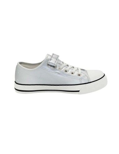 Pineapple Silver Trainers H2681 35 Srebrne