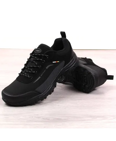 Buty trekkingowe wodoodporne American Club M AM907 czarne