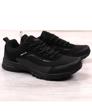 Buty trekkingowe wodoodporne American Club M AM907 czarne