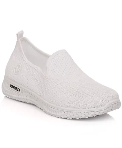 Vinceza W JAN190B white sports shoes