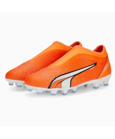 Buty piłkarskie Puma Ultra Match LL FG AG Jr 107229 01