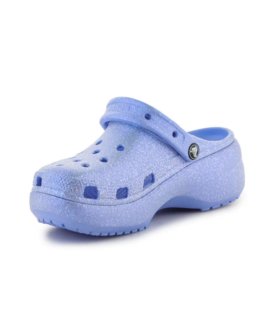 Klapki Crocs Classic Platform Glitter Clog W 207241-5Q6