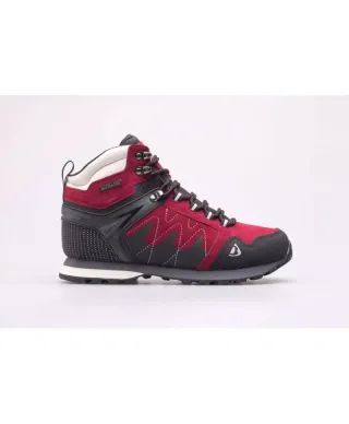 Bergson W Tubkal Mid Burgundy Hiking Boots