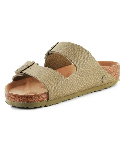 Klapki Birkenstock Rivet Logo Vegan Canvas Faded M 1023958