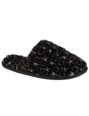 Kapcie Calvin Klein Slipper Mule Fur Mono W HW0HW00536-0GK