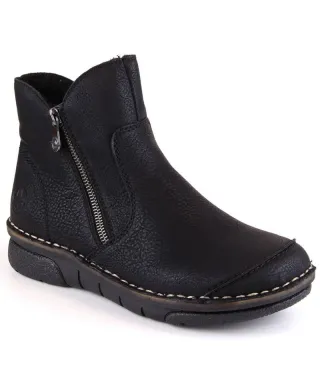 Botas cómodas con aislamiento Rieker W RKR612 negro