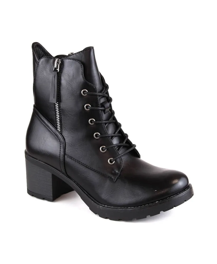 Ankle boots with heel and platform Potocki W WOL177A black