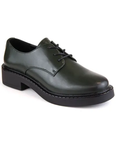 Sergio Leone W SK416B green lace-up shoes