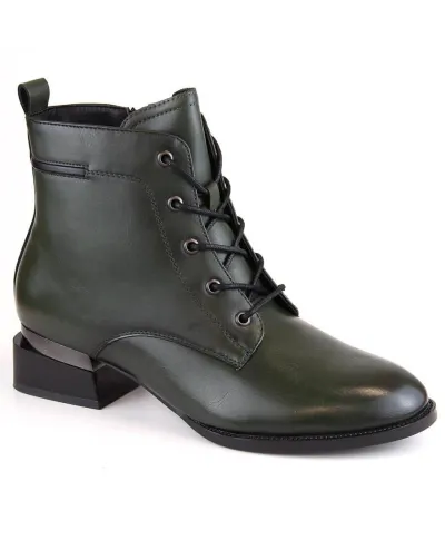 Insulated high heel boots Vinceza W JAN253A green