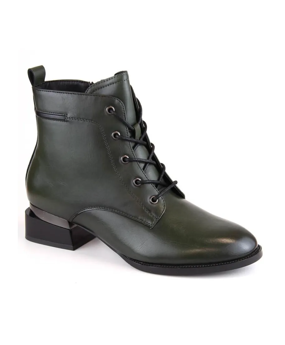 Insulated high heel boots Vinceza W JAN253A green