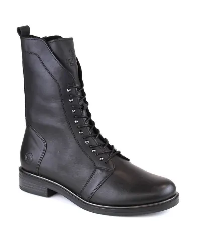 Botas de piel cómodas y aislantes Remonte W RKR630, negro