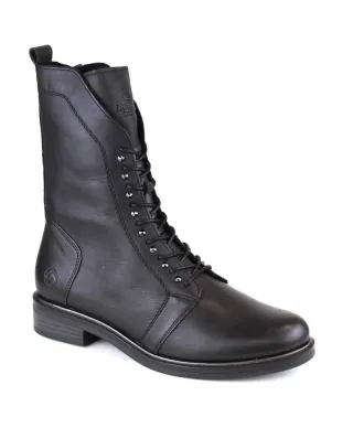 Botas de piel cómodas y aislantes Remonte W RKR630, negro