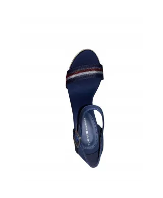 Sandały Tommy Hilfiger Grosgrain High Wedge Sandal W FW0FW0