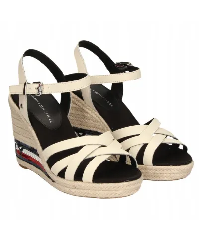 Sandały Tommy Hilfiger W High Wedge FW0FW04843