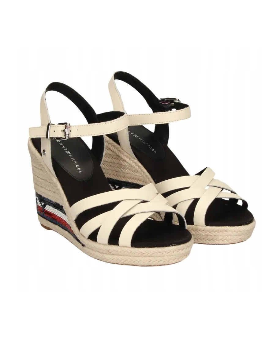 Sandały Tommy Hilfiger W High Wedge FW0FW04843