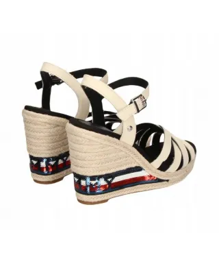 Sandały Tommy Hilfiger W High Wedge FW0FW04843