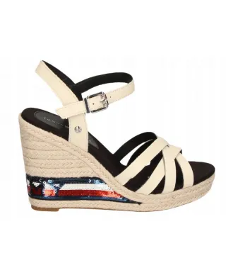 Sandały Tommy Hilfiger W High Wedge FW0FW04843