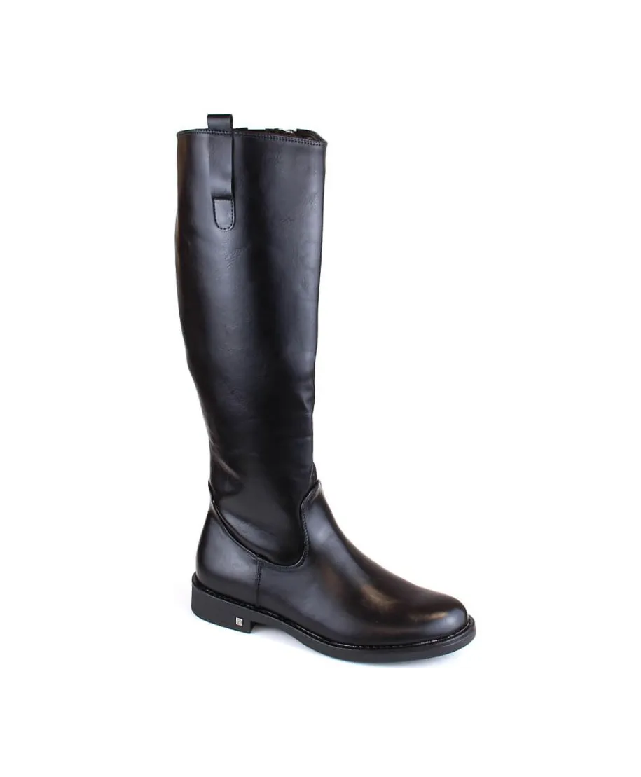 Botas tacón plano Potocki W WOL194 negras