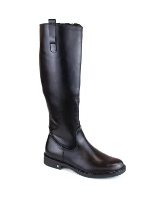 Botas tacón plano Potocki W WOL194 negras