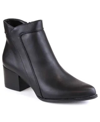 Insulated high-heeled ankle boots Sergio Leone W SK420B black