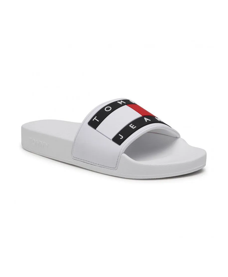 Klapki Tommy Jeans Flag Pool Slide W EN0EN01378-YBR