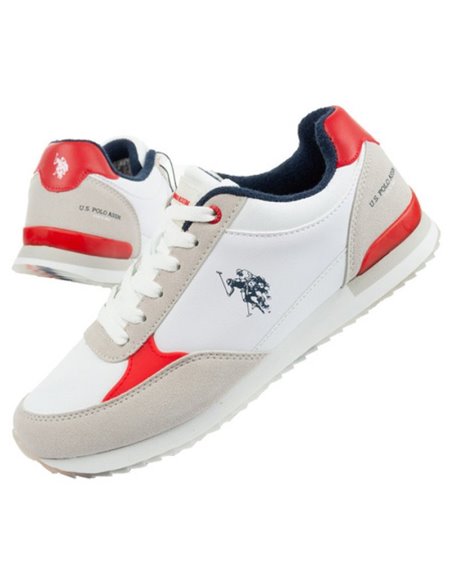 Buty sportowe U.S. Polo ASSN. M UP21M48062-WHI-RED01