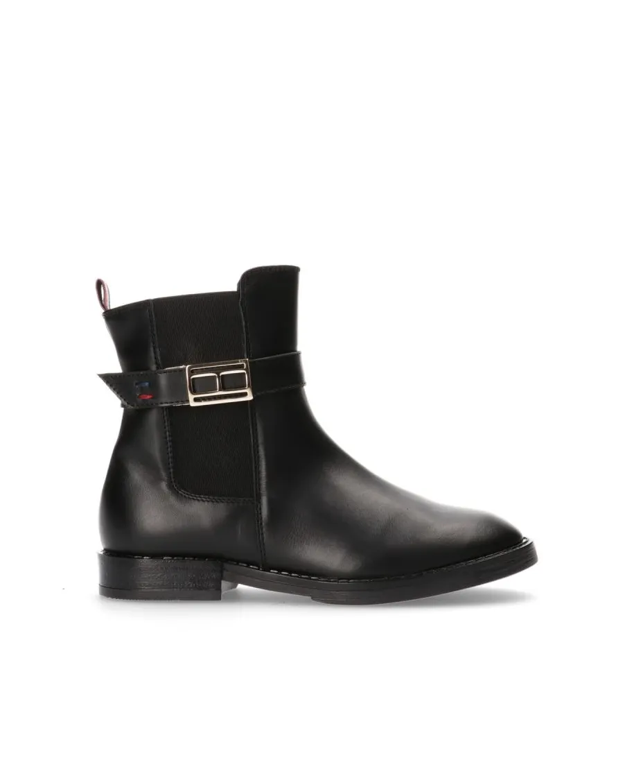 Botki Tommy Hilfiger Chelsea Boot Black W T4A5-33048-0036999