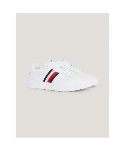 Buty Tommy Hilfiger Supercup Lealther Stripes M FM0FM04824YB