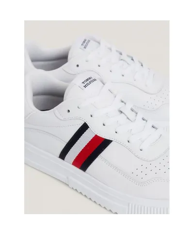 Buty Tommy Hilfiger Supercup Lealther Stripes M FM0FM04824YB