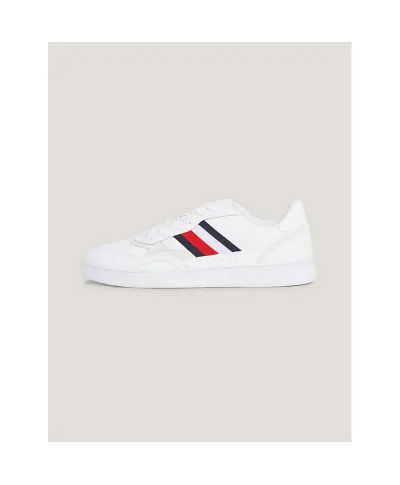 Buty Tommy Hilfiger Court Cupsole Retro Lth Stripes M FM0FM