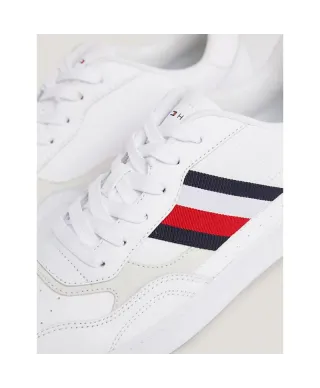 Buty Tommy Hilfiger Court Cupsole Retro Lth Stripes M FM0FM