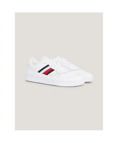 Buty Tommy Hilfiger Court Cupsole Retro Lth Stripes M FM0FM