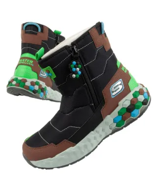 Śniegowce Skechers Jr 402216L BKBR