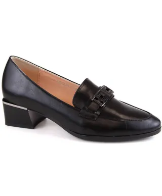 Low heel shoes Vinceza W JAN270A black