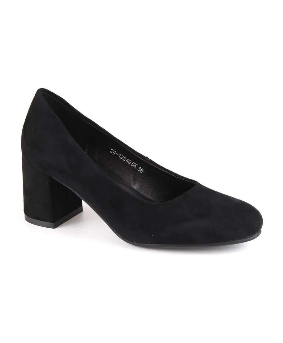 Suede pumps Potocki W WOL207A black