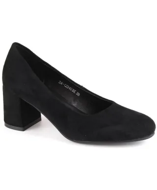 Suede pumps Potocki W WOL207A black