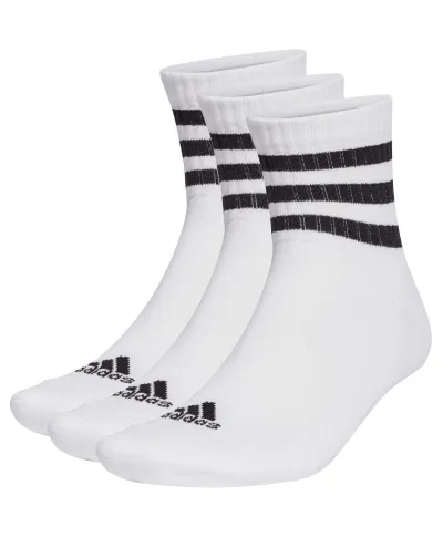 Skarpety adidas 3-Stripes Cushioned Sportswear Mid-Cut Socks