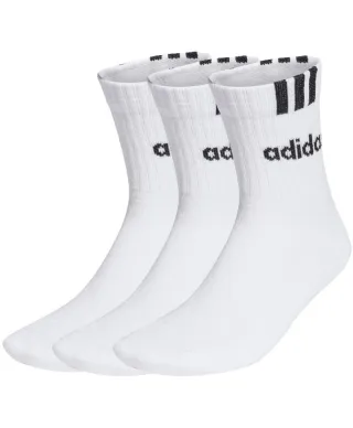 Skarpety adidas 3-Stripes Linear Half-Crew Cushioned 3p HT34