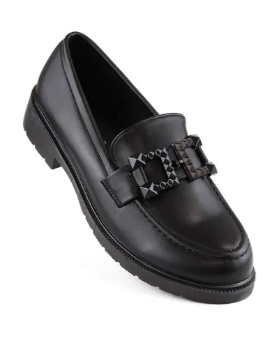 Zapatos brogue con decoración S Barski W OLI247, negro