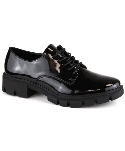 Patent leather shoes M Daszyński W SAN33A black