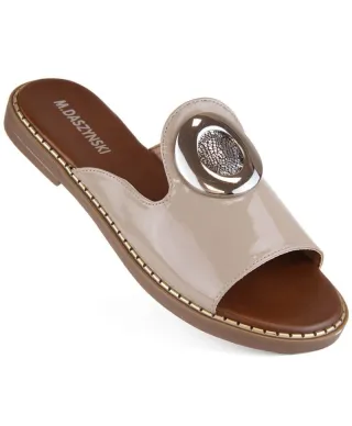 Chanclas Charol M Daszyński W SAN34 beige